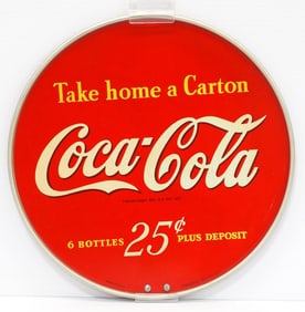 Coca Cola, Take home a Carton sign