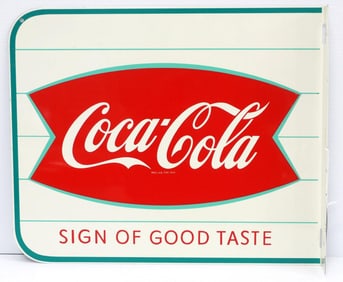 Coca Cola, Sign of Good Taste sign