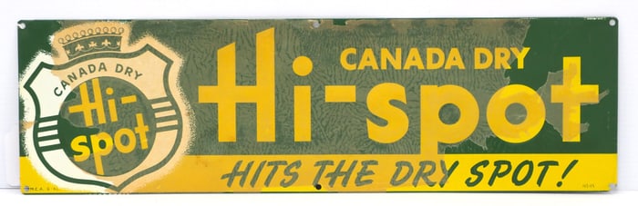 Canada Dry Hi-spot sign