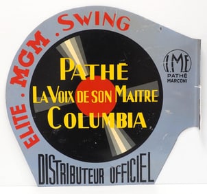 Columbia Records sign in French