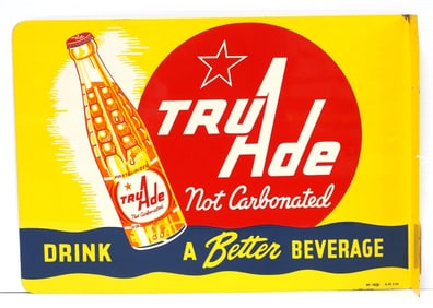Tru Ade Beverage sign