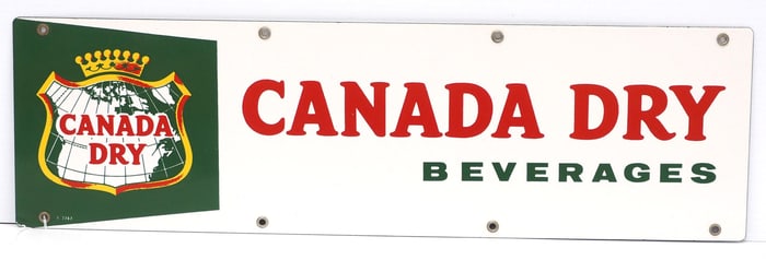 Canada Dry Beverages sign