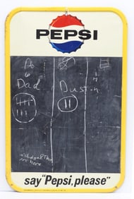 Pepsi chalkboard sign