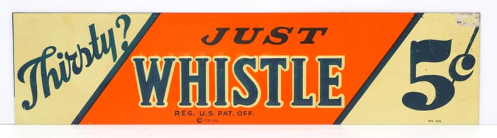 Just Whistle 5-cent sign