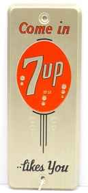 7-Up door sign
