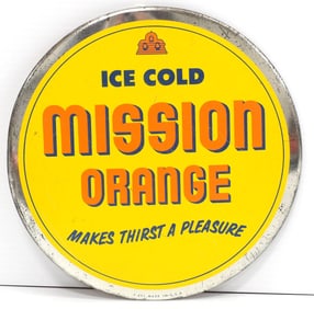 Ice Cold Mission Orange sign