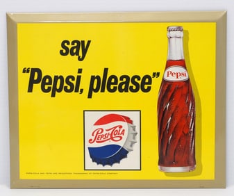Say Pepsi Please sign