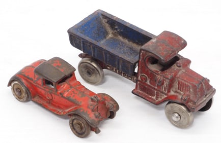 Champion Small Dump truck and Coupe