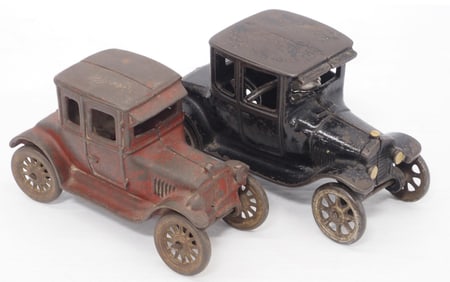 (2) Arcade Model A Coupe cars