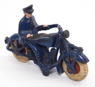 Hubley cast iron Police "Champion" Motorcycle