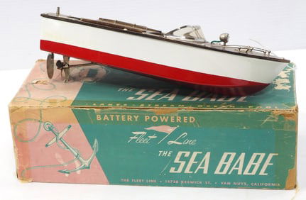 The Sea Babe battery powered Speed Boat