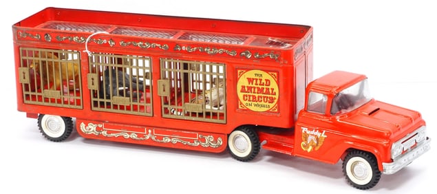 1960's Buddy L Wild Animal Circus Truck