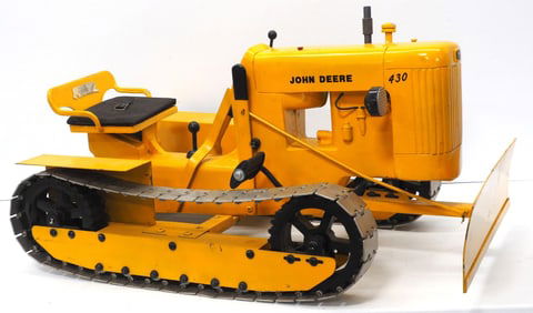 Custom John Deere 430 pedal crawler with blade