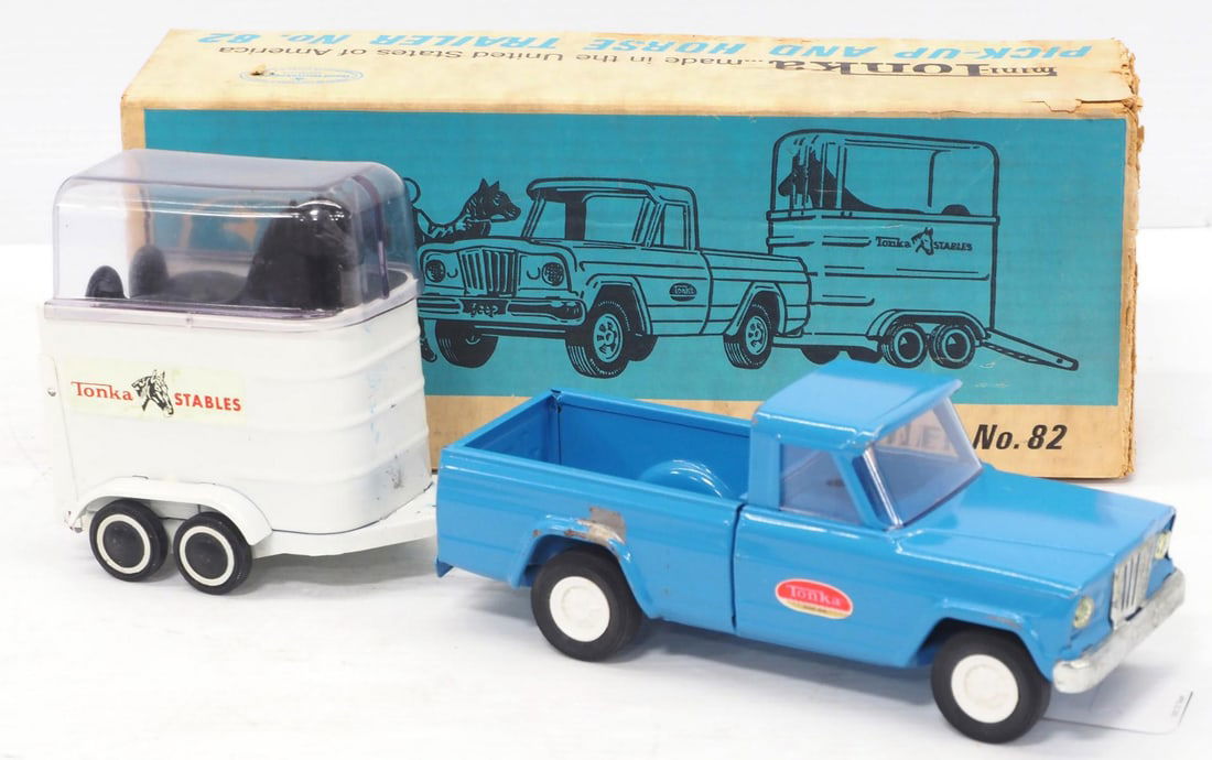 Tonka Jeep, Trailer & Boat