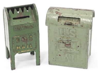 Hubley & Arcade Mailbox banks