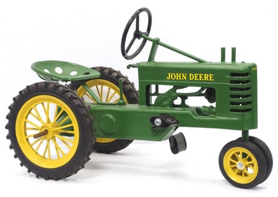 Custom John Deere A pedal tractor