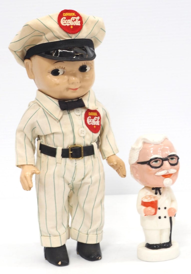 Buddy Lee Coca Cola / Col. Sanders bobble head (1 of 2)