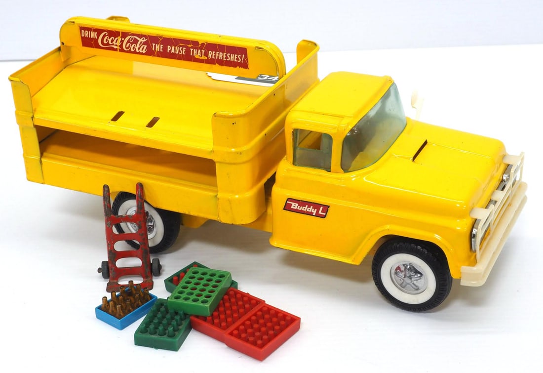Buddy L Coca Cola Delivery Truck: Buddy L Coca Cola Delivery Truck - Good original