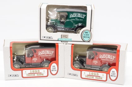 (3) Ertl Agway truck banks