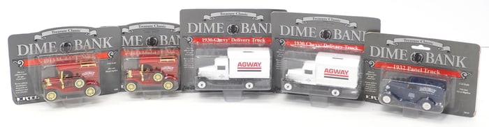 (4) Ertl Agway Dime Banks