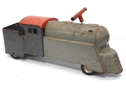 Marx Lightning Express sit & ride locomotive