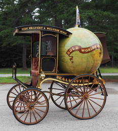 The Globe Advertising Wagon