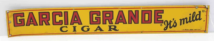 Garcia Grande Cigar sign