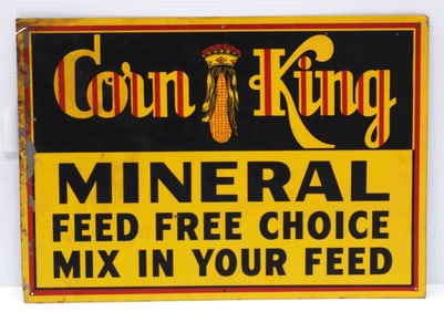 Corn King Mineral sign