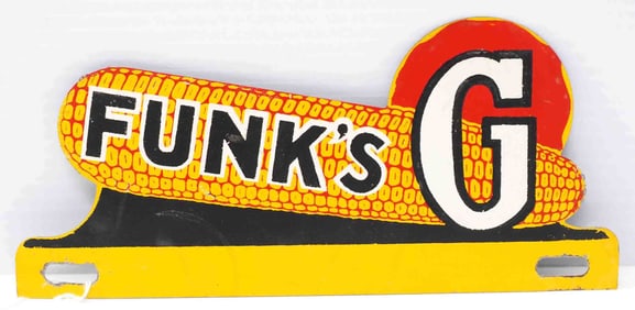 Funk's G license plate topper