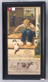 1926 DeLaval calendar for Albert Shealy