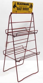 Blackman's Medicated Salt Brick display rack