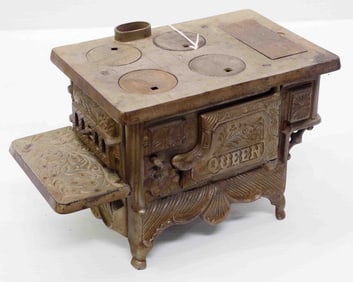 Queen cast iron child's stove