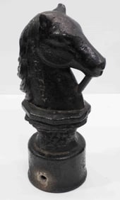 Carmody cast iron horse head horse tie