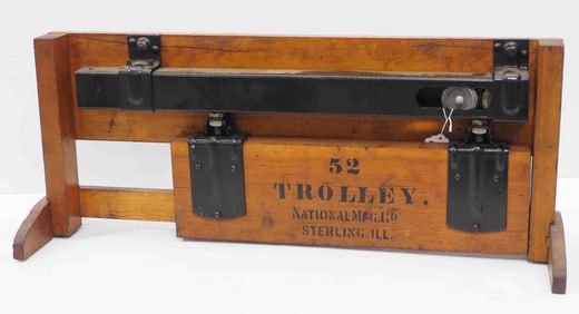 Store display #52 Trolley barn door roller