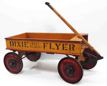 Dixie Flyer Ball Bearing child's wooden wagon