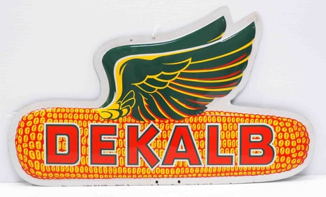 DeKalb flying ear of corn sign