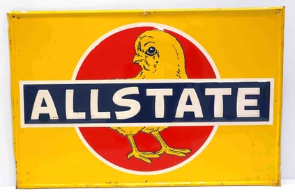 Allstate sign with chick graphic