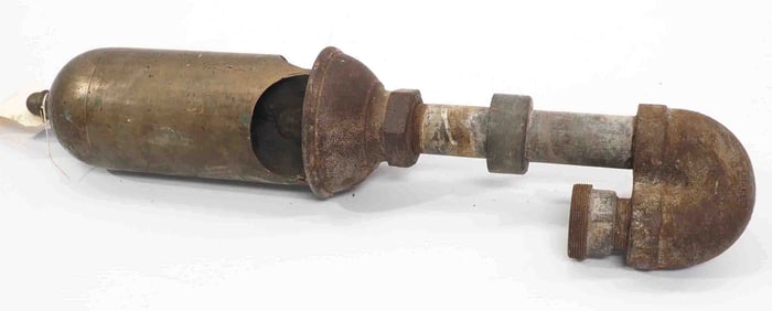 Brass steam whistle