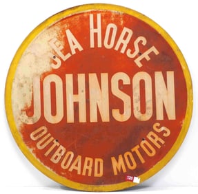 Johnson Sea Horse Outboard Motors sign