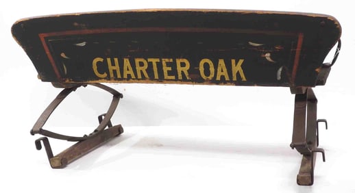 Charter Oak box wagon seat