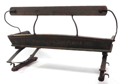 Wheeler & Son, Flora IN box wagon seat