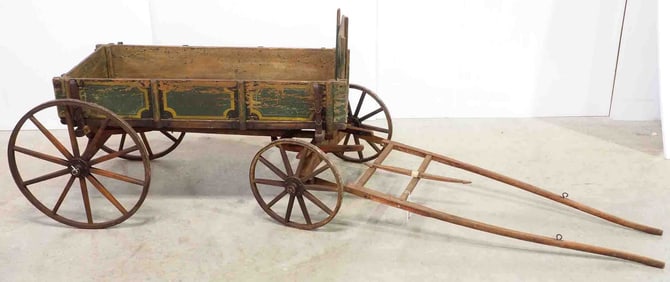 Goat wagon with shafts