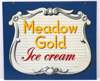 Meadow Gold Ice Cream sign