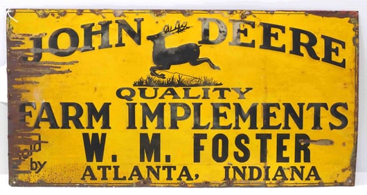 John Deere Farm Implements dealer sign
