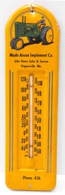 John Deere dealer thermometer
