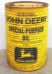 55-gallon John Deere Special-Purpose Oil drum