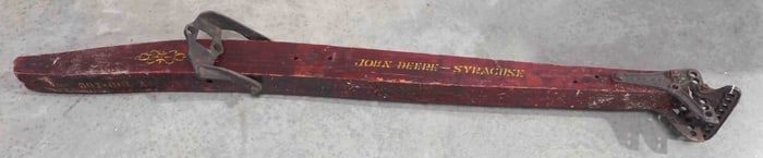 John Deere Syracuse wooden plow beam