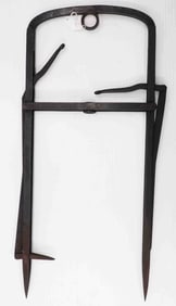 Harris Patent salesman sample hay fork