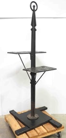 Cast iron stagecoach hitching post
