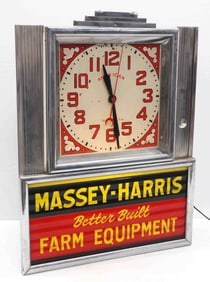 Massey-Harris Better Built Farm Equipment clock